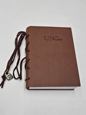 UNO de 50 Brown Leather Journal